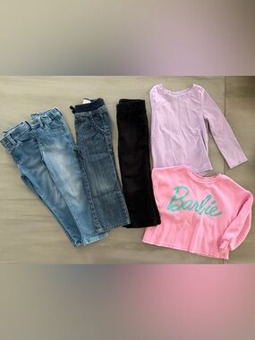 Barbie, Cat & Jack Toddler Girl 3T Lot Jeans, Pants, Long Sleeve, Sweatshirt